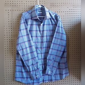 Michael Kors men's button down shirt 18 neck